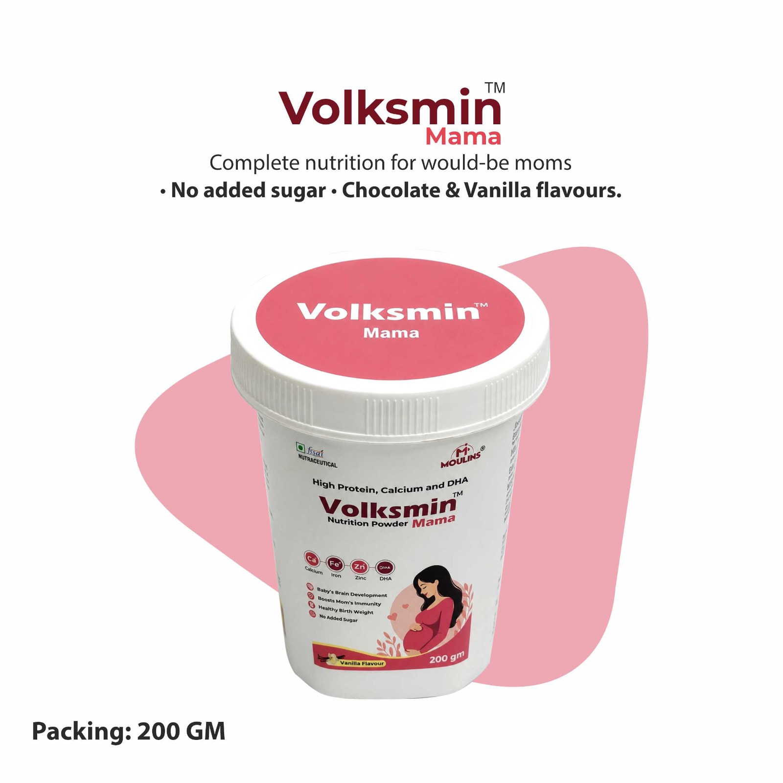 VOLKSMIN-MAMA VANILLA FLAVOUR 200 GM